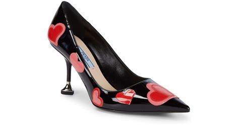 prada heart pumps